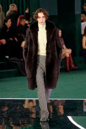 Gucci ready to wear fall winter 2025, Milan, February 2025. Gucci ready to wear fall winter 2025 runway at Milan fashion week, 25 February 2025., Credit:x Avalon London, UK  Copyright: xxx xAvalonx 0968818707
