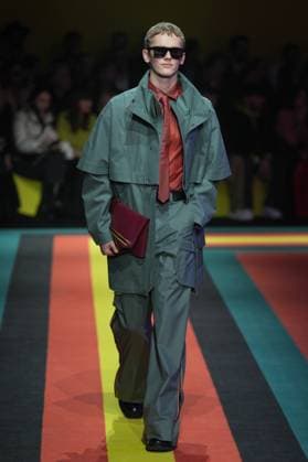 Milan, Milan Women s Fashion Week: Fall Winter 2025 26 - Women s Fashion, Fall Winter 2025 26 - K-Way fashion show - catwalk in the photo: Model  Copyright: xRiccardoxGIordanox xipa-agency.netx xModaxMilanox IPA_Agency_IPA54569300