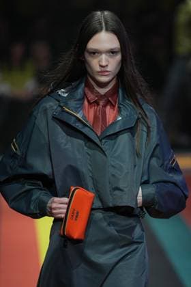 Milan, Italy: Milan, Milan Women s Fashion Week: Fall Winter 2025 26 - Women s Fashion, Fall Winter 2025 26 - K-Way fashion show - catwalk in the photo: Model Milan Italy  - ZUMAp169 20250225_zea_p169_783 Copyright: xRiccardoxGIordanox