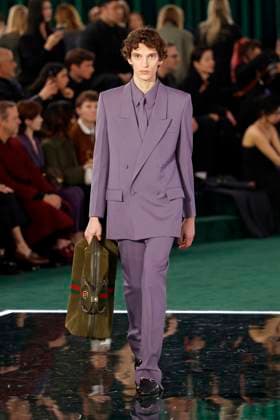 Gucci ready to wear fall winter 2025, Milan, February 2025. Gucci ready to wear fall winter 2025 runway at Milan fashion week, 25 February 2025., Credit:x Avalon London, UK  Copyright: xxx xAvalonx 0968818807