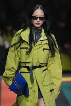 Milan, Italy: Milan, Milan Women s Fashion Week: Fall Winter 2025 26 - Women s Fashion, Fall Winter 2025 26 - K-Way fashion show - catwalk in the photo: Model Milan Italy  - ZUMAp169 20250225_zea_p169_794 Copyright: xRiccardoxGIordanox