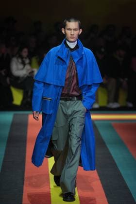 Milan, Milan Women s Fashion Week: Fall Winter 2025 26 - Women s Fashion, Fall Winter 2025 26 - K-Way fashion show - catwalk in the photo: Model  Copyright: xRiccardoxGIordanox xipa-agency.netx xModaxMilanox IPA_Agency_IPA54569362