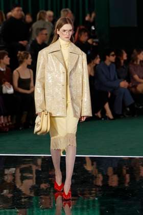 Gucci ready to wear fall winter 2025, Milan, February 2025. Gucci ready to wear fall winter 2025 runway at Milan fashion week, 25 February 2025., Credit:x Avalon London, UK  Copyright: xxx xAvalonx 0968818923