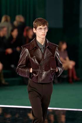 Gucci ready to wear fall winter 2025, Milan, February 2025. Gucci ready to wear fall winter 2025 runway at Milan fashion week, 25 February 2025., Credit:x Avalon London, UK  Copyright: xxx xAvalonx 0968819884