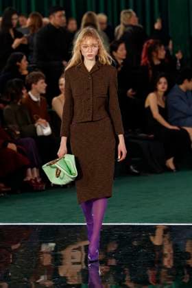 Gucci ready to wear fall winter 2025, Milan, February 2025. Gucci ready to wear fall winter 2025 runway at Milan fashion week, 25 February 2025., Credit:x Avalon London, UK  Copyright: xxx xAvalonx 0968819986