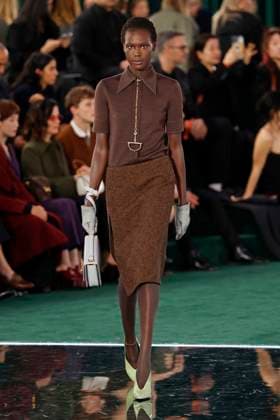 Gucci ready to wear fall winter 2025, Milan, February 2025. Gucci ready to wear fall winter 2025 runway at Milan fashion week, 25 February 2025., Credit:x Avalon London, UK  Copyright: xxx xAvalonx 0968820201