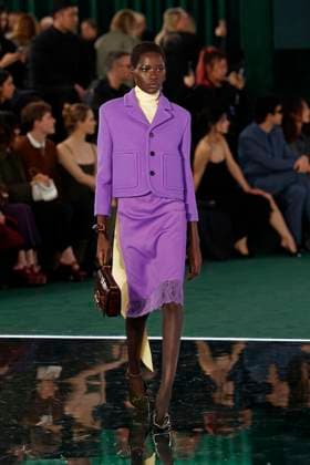 Gucci ready to wear fall winter 2025, Milan, February 2025. Gucci ready to wear fall winter 2025 runway at Milan fashion week, 25 February 2025., Credit:x Avalon London, UK  Copyright: xxx xAvalonx 0968820210