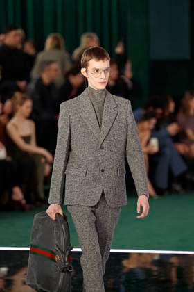 Gucci ready to wear fall winter 2025, Milan, February 2025. Gucci ready to wear fall winter 2025 runway at Milan fashion week, 25 February 2025., Credit:x Avalon London, UK  Copyright: xxx xAvalonx 0968820221