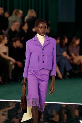 Gucci ready to wear fall winter 2025, Milan, February 2025. Gucci ready to wear fall winter 2025 runway at Milan fashion week, 25 February 2025., Credit:x Avalon London, UK  Copyright: xxx xAvalonx 0968820307