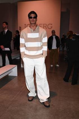 Milan, Milan Women s Fashion Week: Fall Winter 2025 26 - Women s Fashion, Fall Winter 2025 26.- ICEBERG fashion show - front row In the photo: Luca Daffre  Copyright: xRiccardoxGIordanox xipa-agency.netx xRiccardoxGiordanox IPA_Agency_IPA54570995