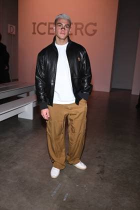 Milan, Milan Women s Fashion Week: Fall Winter 2025 26 - Women s Fashion, Fall Winter 2025 26.- ICEBERG fashion show - front row In the photo: guest  Copyright: xRiccardoxGIordanox xipa-agency.netx xRiccardoxGiordanox IPA_Agency_IPA54571005