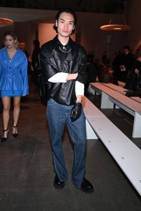 Milan, Milan Women s Fashion Week: Fall Winter 2025 26 - Women s Fashion, Fall Winter 2025 26.- ICEBERG fashion show - front row In the photo: Guest  Copyright: xRiccardoxGIordanox xipa-agency.netx xRiccardoxGiordanox IPA_Agency_IPA54571080
