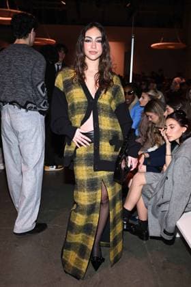 Milan, Milan Women s Fashion Week: Fall Winter 2025 26 - Women s Fashion, Fall Winter 2025 26.- ICEBERG fashion show - front row In the photo: Valentina Cabassi  Copyright: xRiccardoxGIordanox xipa-agency.netx xRiccardoxGiordanox IPA_Agency_IPA54571183