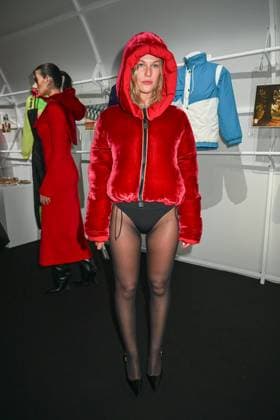 Milan, Milan Women s Fashion Week: Fall Winter 2025 - Women s Fashion, Fall Winter 2025.- K.WAY fashion show - guests in the photo: Tina  Copyright: xSimonaxChiocciax xipa-agency.netx xSimonaxChiocciax IPA_Agency_IPA54572655