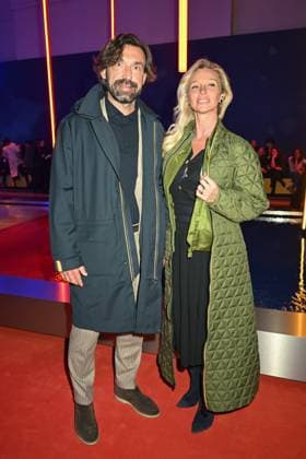 Milan, Milan Women s Fashion Week: Fall Winter 2025 - Women s Fashion, Fall Winter 2025.- K.WAY fashion show - guests in the photo: Alessandro Pirlo and Debora Roversi  Copyright: xSimonaxChiocciax xipa-agency.netx xSimonaxChiocciax IPA_Agency_IPA54572665