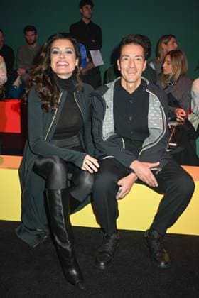 Milan, Milan Women s Fashion Week: Fall Winter 2025 - Women s Fashion, Fall Winter 2025.- K.WAY fashion show - guests in the photo: Alena Seredova and Alessandro Nasi  Copyright: xSimonaxChiocciax xipa-agency.netx xSimonaxChiocciax IPA_Agency_IPA54572667