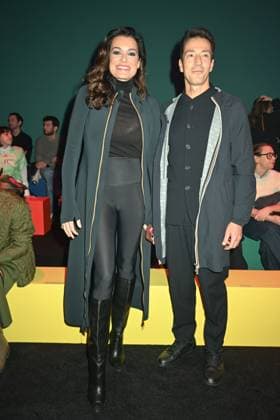 Milan, Milan Women s Fashion Week: Fall Winter 2025 - Women s Fashion, Fall Winter 2025.- K.WAY fashion show - guests in the photo: Alena Seredova and Alessandro Nasi  Copyright: xSimonaxChiocciax xipa-agency.netx xSimonaxChiocciax IPA_Agency_IPA54572670