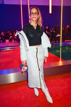 Milan, Milan Women s Fashion Week: Fall Winter 2025 - Women s Fashion, Fall Winter 2025.- K.WAY fashion show - guests in the photo: Tiany Kiriloff  Copyright: xSimonaxChiocciax xipa-agency.netx xSimonaxChiocciax IPA_Agency_IPA54572675
