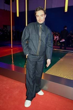 Milan, Milan Women s Fashion Week: Fall Winter 2025 - Women s Fashion, Fall Winter 2025.- K.WAY fashion show - guests in the photo: Ed Westwick  Copyright: xSimonaxChiocciax xipa-agency.netx xSimonaxChiocciax IPA_Agency_IPA54572676