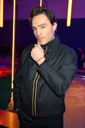 Milan, Milan Women s Fashion Week: Fall Winter 2025 - Women s Fashion, Fall Winter 2025.- K.WAY fashion show - guests in the photo: Ed Westwick  Copyright: xSimonaxChiocciax xipa-agency.netx xSimonaxChiocciax IPA_Agency_IPA54572678