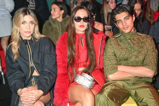 Milan, Milan Women s Fashion Week: Fall Winter 2025 - Women s Fashion, Fall Winter 2025.- K.WAY fashion show - guests in the photo: Ludovica Frasca, Nic Kaufmann  Copyright: xSimonaxChiocciax xipa-agency.netx xSimonaxChiocciax IPA_Agency_IPA54572681