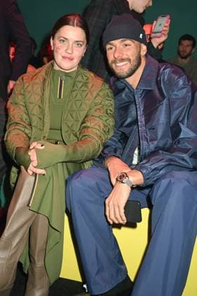 Milan, Milan Women s Fashion Week: Fall Winter 2025 - Women s Fashion, Fall Winter 2025.- K.WAY fashion show - guests in the photo: Veronica Yoko and Gregorio Paltrinieri  Copyright: xSimonaxChiocciax xipa-agency.netx xSimonaxChiocciax IPA_Agency_IPA54572683