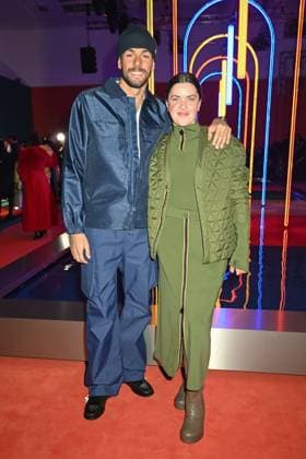 Milan, Milan Women s Fashion Week: Fall Winter 2025 - Women s Fashion, Fall Winter 2025.- K.WAY fashion show - guests in the photo: Veronica Yoko and Gregorio Paltrinieri  Copyright: xSimonaxChiocciax xipa-agency.netx xSimonaxChiocciax IPA_Agency_IPA54572686