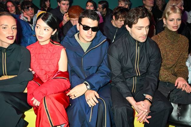 Milan, Milan Women s Fashion Week: Fall Winter 2025 - Women s Fashion, Fall Winter 2025.- K.WAY fashion show - guests in the photo: Giacomo Giorgio  Copyright: xSimonaxChiocciax xipa-agency.netx xSimonaxChiocciax IPA_Agency_IPA54572690
