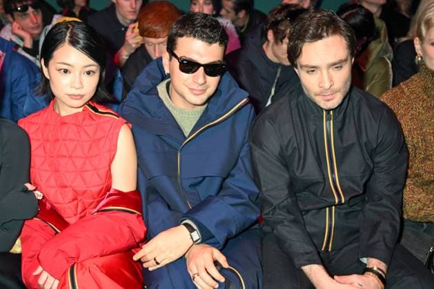 Milan, Milan Women s Fashion Week: Fall Winter 2025 - Women s Fashion, Fall Winter 2025.- K.WAY fashion show - guests in the photo: Giacomo Giorgio  Copyright: xSimonaxChiocciax xipa-agency.netx xSimonaxChiocciax IPA_Agency_IPA54572696