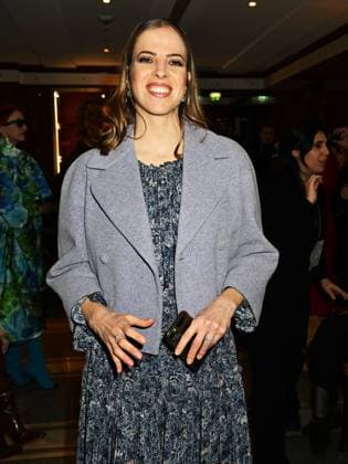 Milan, Milan Women s Fashion Week: Fall Winter 2025 - Luisa Beccaria fashion show - front row - In the photo: Carolina Kostner  Copyright: xSimonaxChiocciax xipa-agency.netx xFotosickix IPA_Agency_IPA54599187