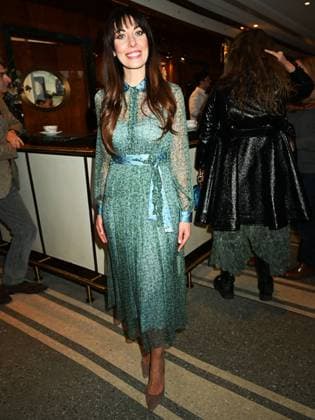 - Milan, Milan Women s Fashion Week: Fall Winter 2025 - Luisa Beccaria fashion show - front row - In the photo: Alessandra Pirola Baietta Milan Italy  Copyright: xIPA ABACAx