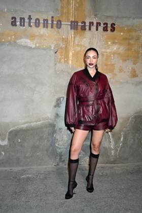 Milan, Italy: Milan, Milan Women s Fashion Week: Fall Winter 2025 - Women s Fashion, Fall Winter 2025.- Antonio Marras fashion show - guests in the photo: Valentina Cabassi Milan Italy  - ZUMAp169 20250226_zea_p169_501 Copyright: xSimonaxChiocciax