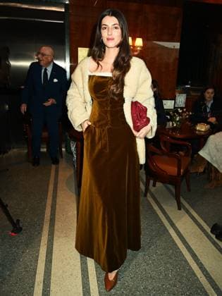 Milan, Italy: Milan, Milan Women s Fashion Week: Fall Winter 2025 - Luisa Beccaria fashion show - front row - Pictured: Kyra Kennedy Milan Italy  - ZUMAp169 20250226_zea_p169_523 Copyright: xSimonaxChiocciax