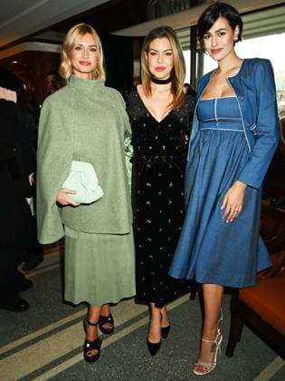 Milan, Italy: Milan, Milan Women s Fashion Week: Fall Winter 2025 - Luisa Beccaria Fashion Show - front row - In the photo: guest, costanza caracciolo. Alice Sabatini Milan Italy  - ZUMAp169 20250226_zea_p169_526 Copyright: xSimonaxChiocciax