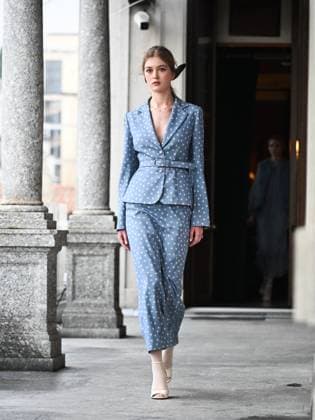 - Milan, Milan Women s Fashion Week: Fall Winter 2025 26 - Luisa Beccaria Fashion Show - Catwalk Rome  Copyright: xIPA ABACAx