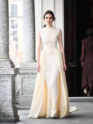 Rome: Milan, Milan Women s Fashion Week: Fall Winter 2025 26 - Luisa Beccaria Fashion Show - Catwalk Rome  - ZUMAp169 20250226_zea_p169_532 Copyright: xSimonaxChiocciax