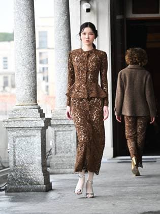 - Milan, Milan Women s Fashion Week: Fall Winter 2025 26 - Luisa Beccaria Fashion Show - Catwalk Rome  Copyright: xIPA ABACAx