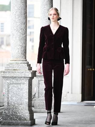 - Milan, Milan Women s Fashion Week: Fall Winter 2025 26 - Luisa Beccaria Fashion Show - Catwalk Rome  Copyright: xIPA ABACAx