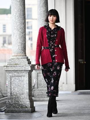 Rome: Milan, Milan Women s Fashion Week: Fall Winter 2025 26 - Luisa Beccaria Fashion Show - Catwalk Rome  - ZUMAp169 20250226_zea_p169_538 Copyright: xSimonaxChiocciax