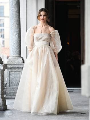 Rome: Milan, Milan Women s Fashion Week: Fall Winter 2025 26 - Luisa Beccaria Fashion Show - Catwalk Rome  - ZUMAp169 20250226_zea_p169_540 Copyright: xSimonaxChiocciax