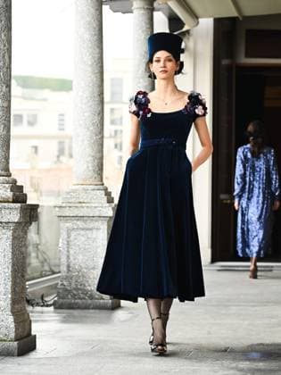 Rome: Milan, Milan Women s Fashion Week: Fall Winter 2025 26 - Luisa Beccaria Fashion Show - Catwalk Rome  - ZUMAp169 20250226_zea_p169_541 Copyright: xSimonaxChiocciax