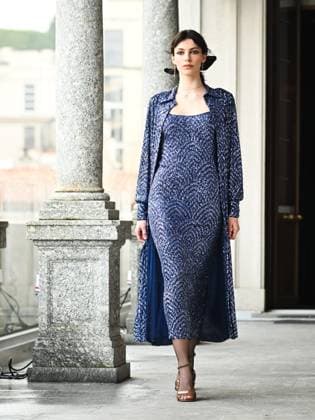 Milan, Milan Women s Fashion Week: Fall Winter 2025 26 - Luisa Beccaria Fashion Show - Catwalk  Copyright: xSimonaxChiocciax xipa-agency.netx xfotosickix IPA_Agency_IPA54601223