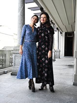 - Milan, Milan Women s Fashion Week: Fall Winter 2025 26 - Luisa Beccaria fashion show - catwalk. In the photo Luisa Beccaria with her daughter Lucilla Rome  Copyright: xIPA ABACAx
