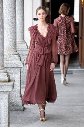 Luisa Beccaria Ready to wear fall winter 2025:26 MILAN February 2025 Luisa Beccaria Ready to wear fall winter 2025:26 MILAN February 2025, Credit:Zeppelin Avalon  Copyright: xZeppelinx xAvalonx 0969215990