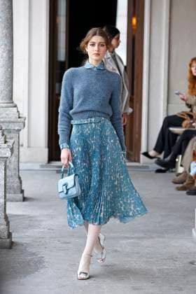 Luisa Beccaria Ready to wear fall winter 2025:26 MILAN February 2025 Luisa Beccaria Ready to wear fall winter 2025:26 MILAN February 2025, Credit:Zeppelin Avalon  Copyright: xZeppelinx xAvalonx 0969216052