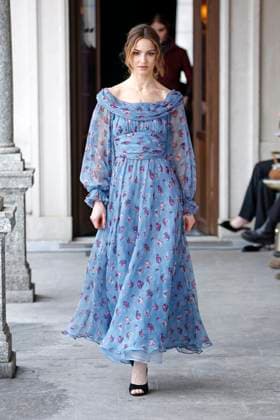 Luisa Beccaria Ready to wear fall winter 2025:26 MILAN February 2025 Luisa Beccaria Ready to wear fall winter 2025:26 MILAN February 2025, Credit:Zeppelin Avalon  Copyright: xZeppelinx xAvalonx 0969216244