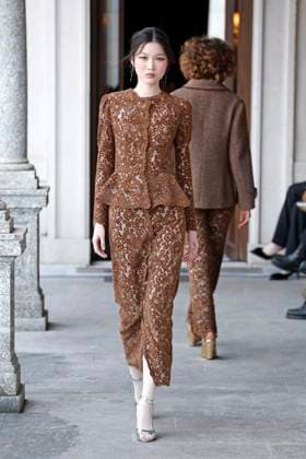 Luisa Beccaria Ready to wear fall winter 2025:26 MILAN February 2025 Luisa Beccaria Ready to wear fall winter 2025:26 MILAN February 2025, Credit:Zeppelin Avalon  Copyright: xZeppelinx xAvalonx 0969216582