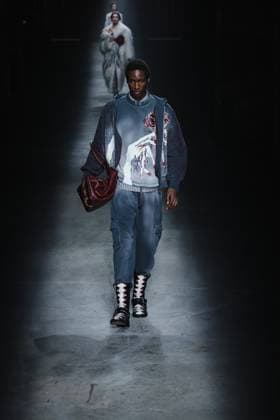 Milan, Milan Women s Fashion Week: Fall Winter 2025 - Women s Fashion, Fall Winter 2025 - Antonio Marras Fashion Show - Catwalk. In the photo: Final  Copyright: xAlessandroxBremecx xipa-agency.netx xx IPA_Agency_IPA54604340