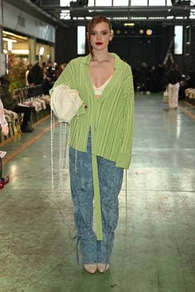 Milan, Milan Women s Fashion Week: Fall Winter 2025 - Women s Fashion, Fall Winter 2025.- Marco Rambaldi fashion show - guests in the photo: Ludovica Bizzaglia  Copyright: xSimonaxChiocciax xipa-agency.netx xSimonaxChiocciax IPA_Agency_IPA54605421