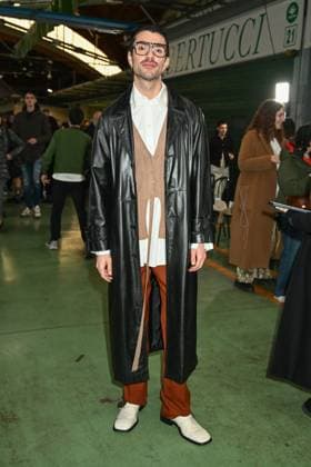 Milan, Milan Women s Fashion Week: Fall Winter 2025 - Women s Fashion, Fall Winter 2025.- Marco Rambaldi fashion show - guests in the photo Luigi Giaretti  Copyright: xSimonaxChiocciax xipa-agency.netx xSimonaxChiocciax IPA_Agency_IPA54605496